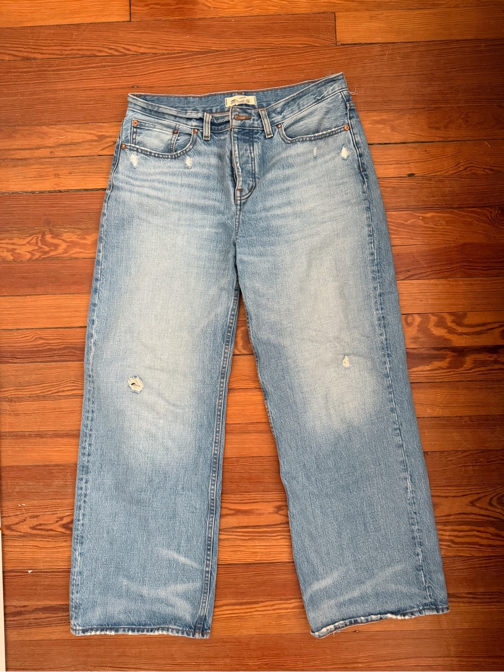 Madewell Low Rise Baggy Jeans